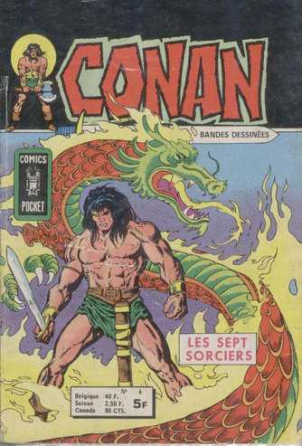 Scan de la Couverture Conan Comics Pocket n 6
